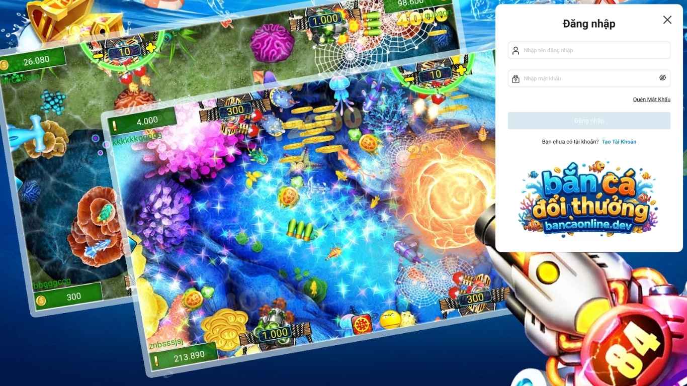 Các lỗi thường gặp khi đăng nhập chơi game bắn cá đổi thưởng Các lỗi thường gặp khi đăng nhập chơi game bắn cá đổi thưởng