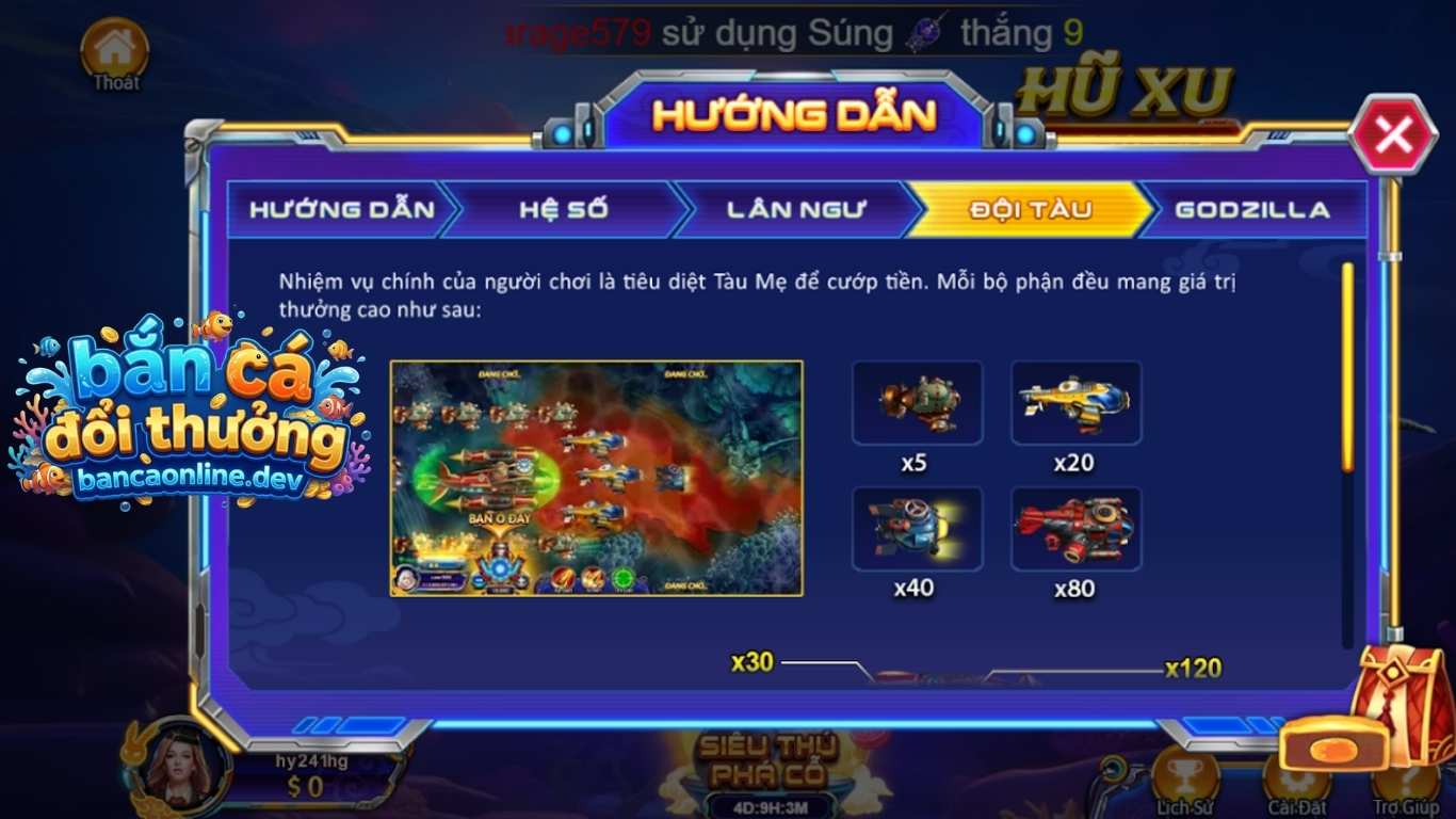 Cách chơi và luật của game bắn cá Rikvip Cách chơi và luật của game bắn cá Rikvip
