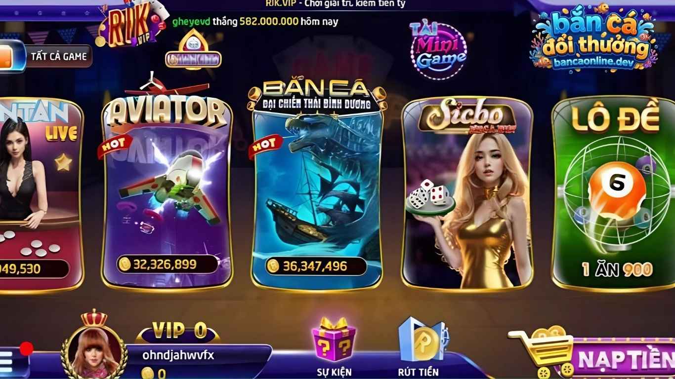 Thông tin về game bắn cá Rikvip Thông tin về game bắn cá Rikvip